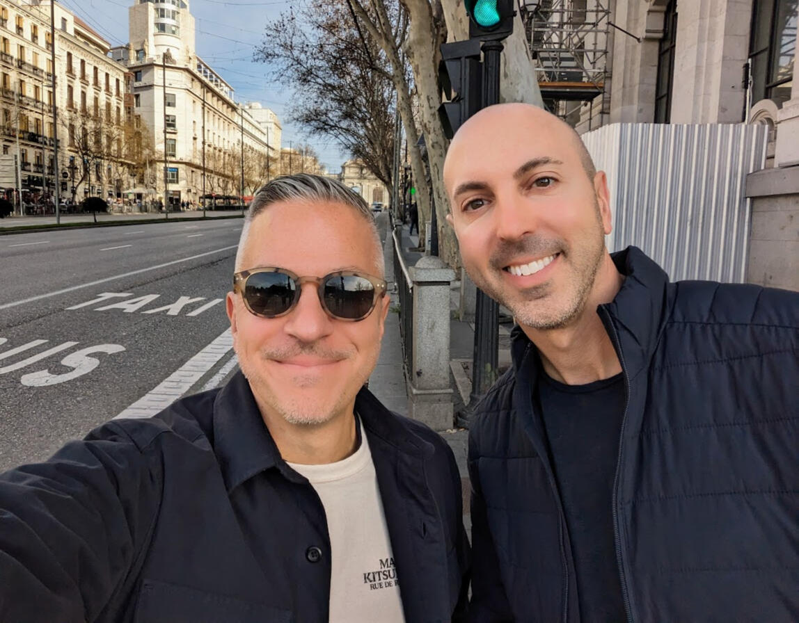 Roy and Alex Spain expats luxury travel